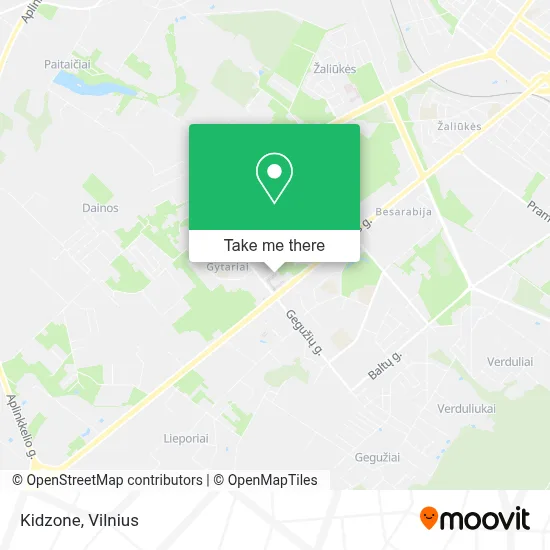 Kidzone map