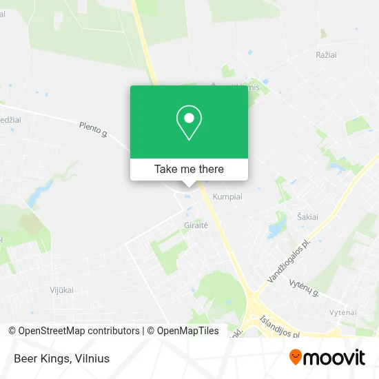 Beer Kings map