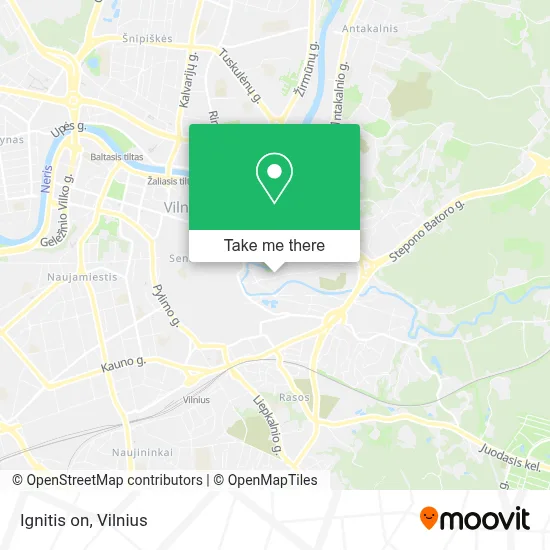 Ignitis on map