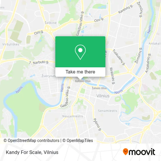 Kandy For Scale map
