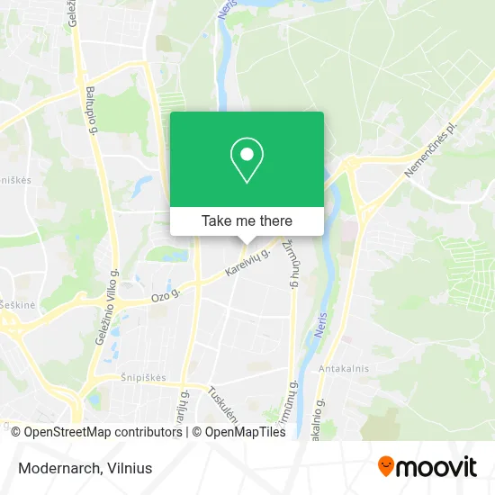 Modernarch map