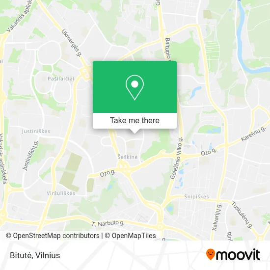 Bitutė map