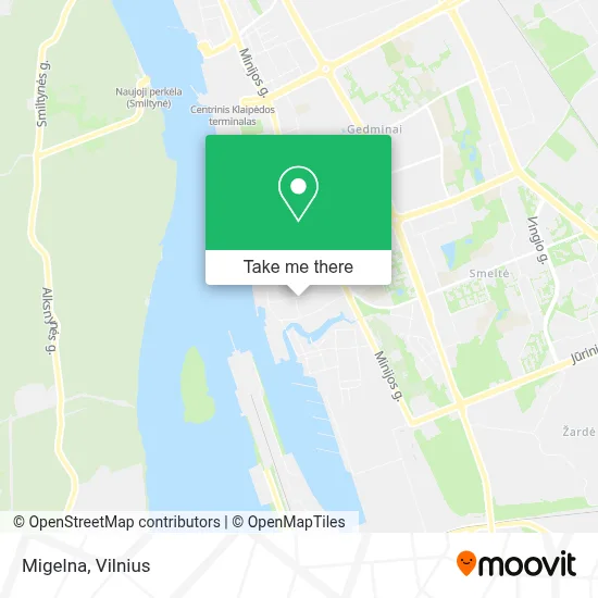 Migelna map
