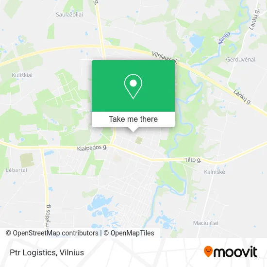 Ptr Logistics map
