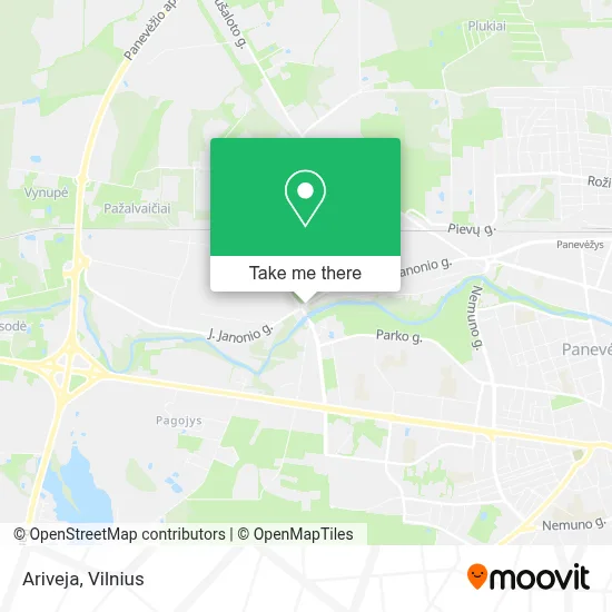 Ariveja map