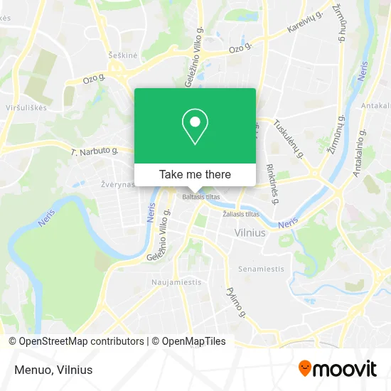 Menuo map