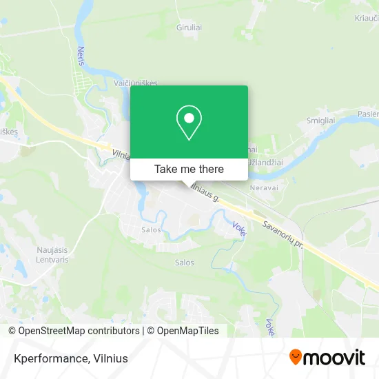 Kperformance map