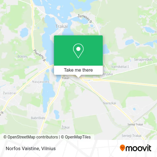 Norfos Vaistine map