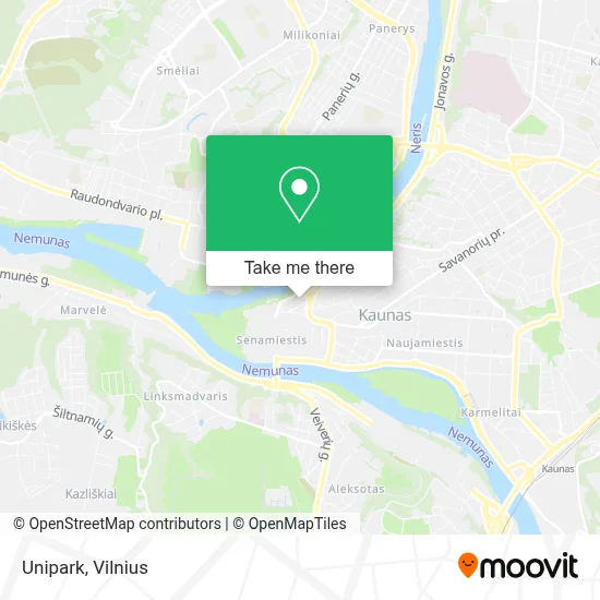 Unipark map