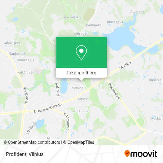 Profident map