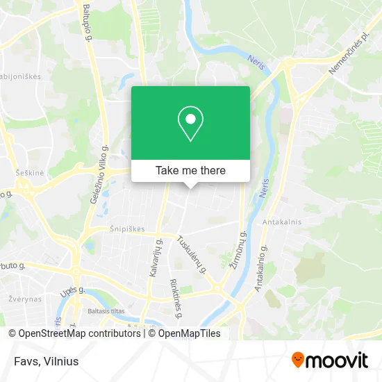 Favs map