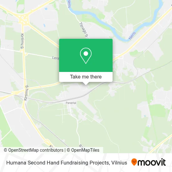 Humana Second Hand Fundraising Projects map