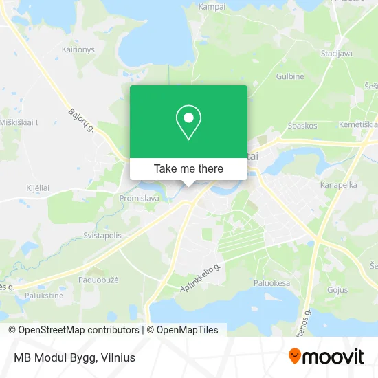 MB Modul Bygg map