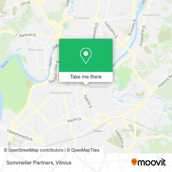 Sommelier Partners map