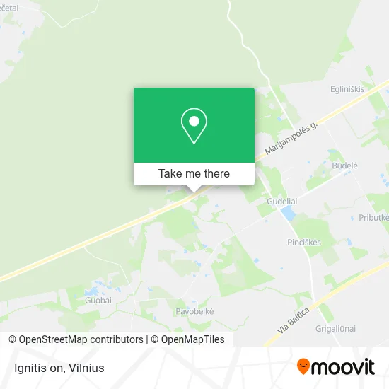 Ignitis on map