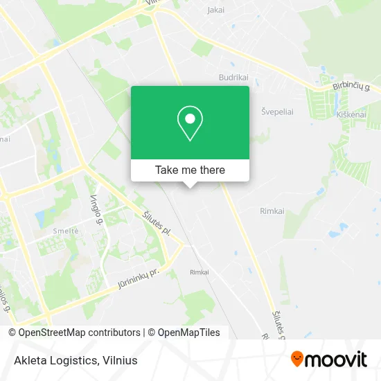 Akleta Logistics map