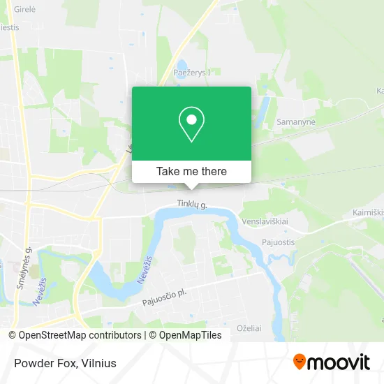 Powder Fox map