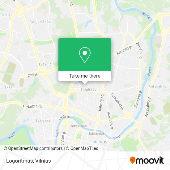 Logoritmas map