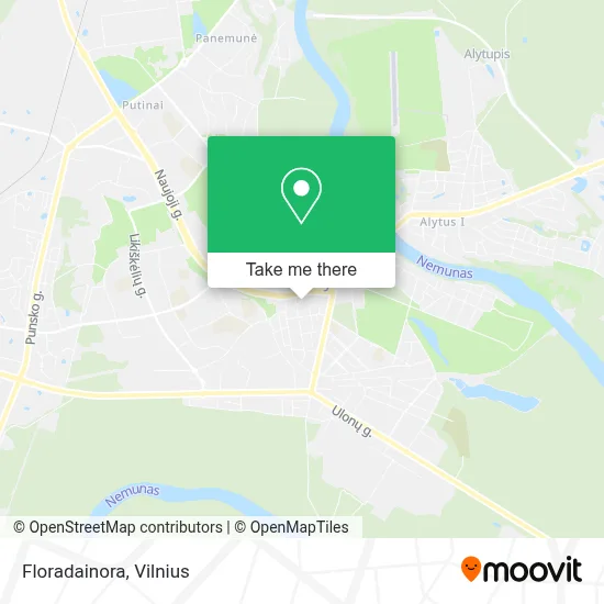 Floradainora map