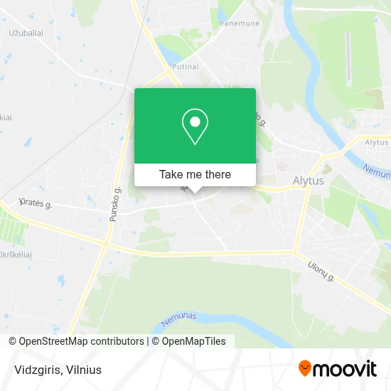 Vidzgiris map