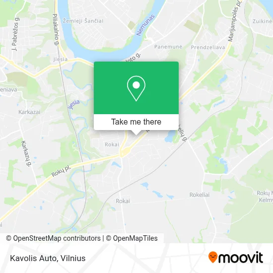 Kavolis Auto map