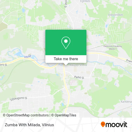 Zumba With Milada map
