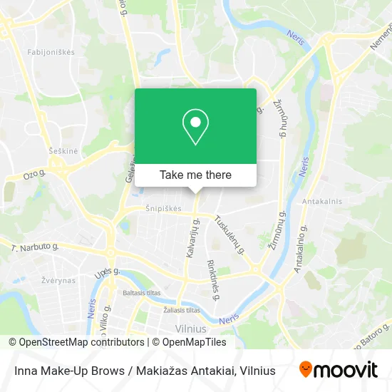 Inna Make-Up Brows / Makiažas Antakiai map