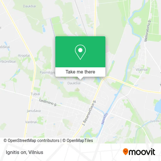 Ignitis on map