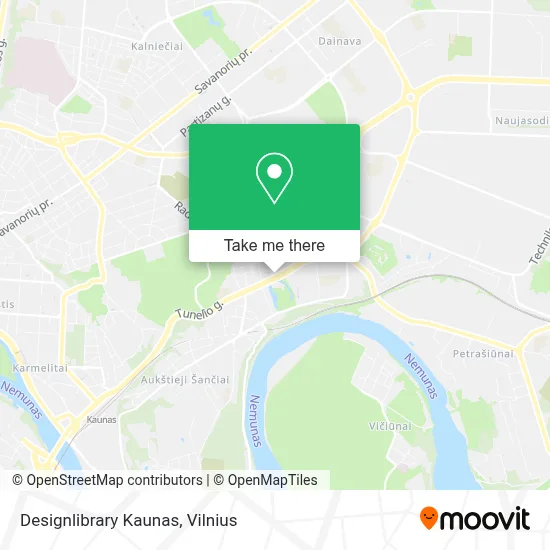 Designlibrary Kaunas map