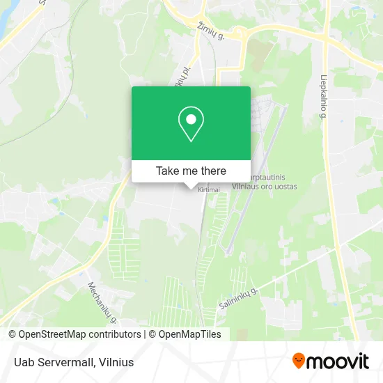Uab Servermall map