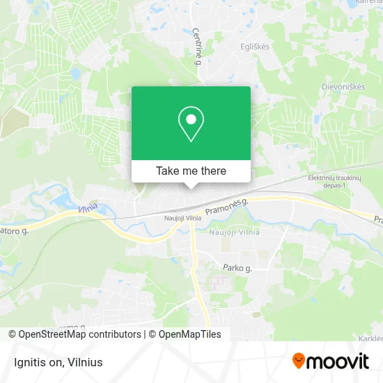 Ignitis on map