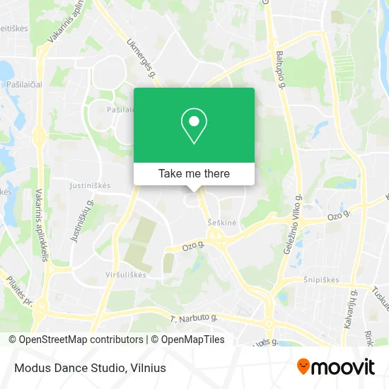 Modus Dance Studio map
