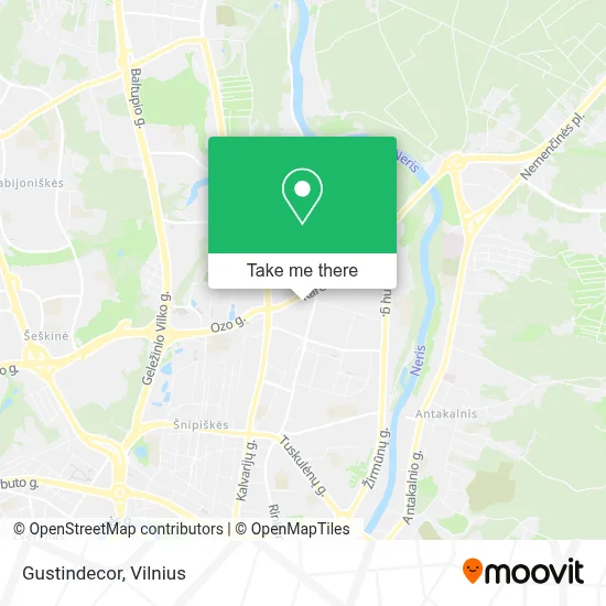 Gustindecor map