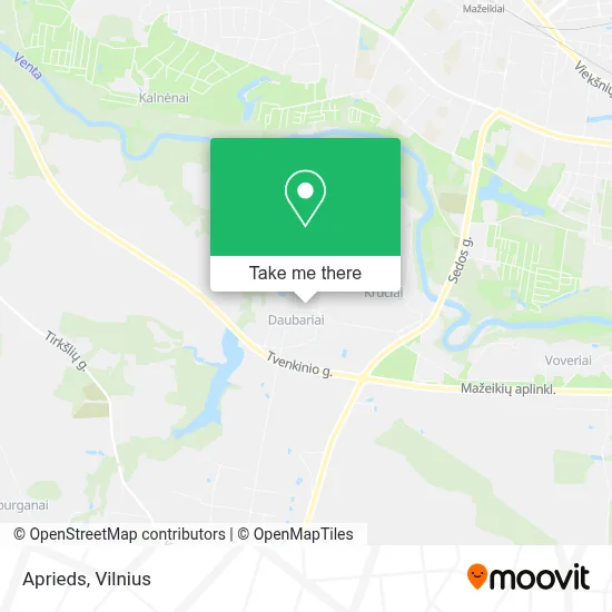 Aprieds map