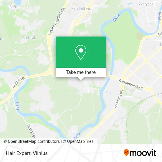 Hair Expert map