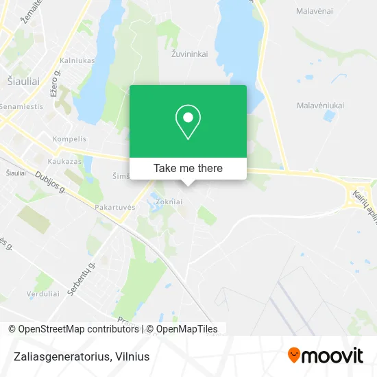 Zaliasgeneratorius map
