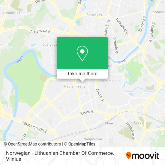 Norwegian - Lithuanian Chamber Of Commerce map
