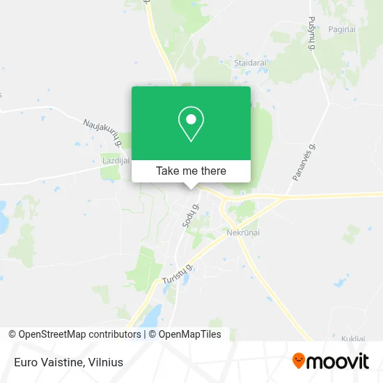 Euro Vaistine map