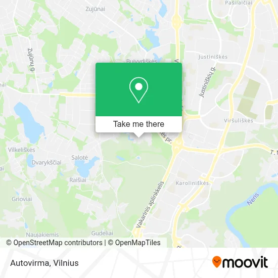 Autovirma map