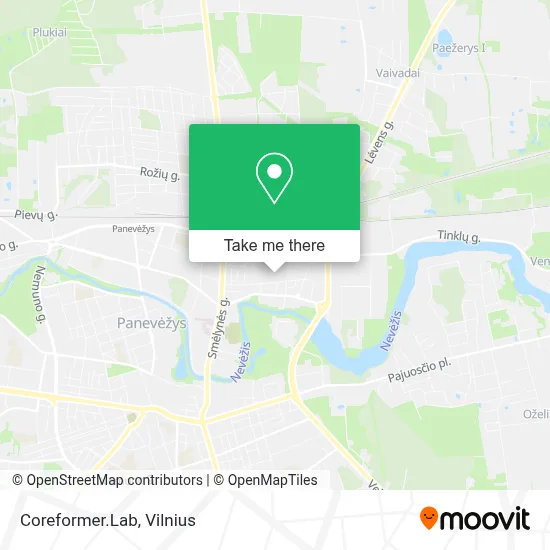 Coreformer.Lab map