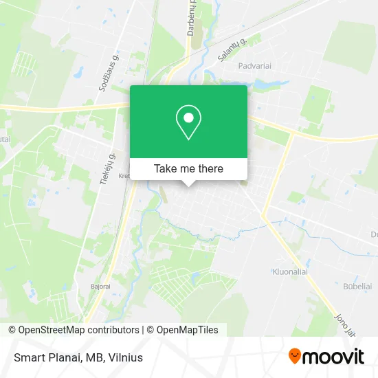 Smart Planai, MB map