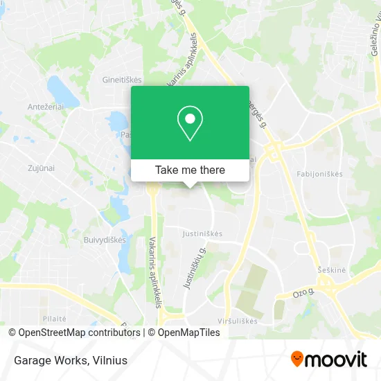 Garage Works map