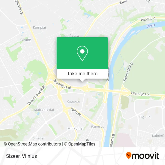 Sizeer map