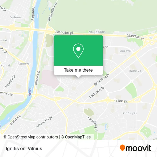Ignitis on map