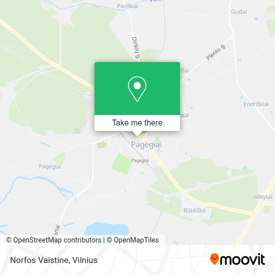 Norfos Vaistine map