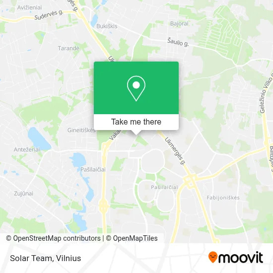Solar Team map