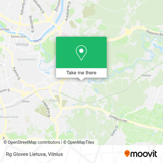 Rg Gloves Lietuva map