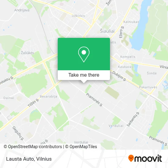 Lausta Auto map