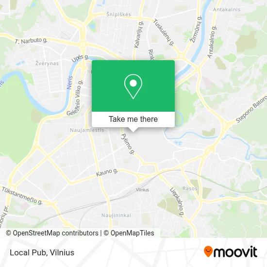 Local Pub map