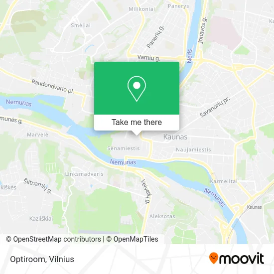 Optiroom map